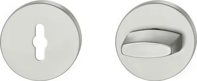 Produktbild von Schlüsselrosette-Paar 12 1735 Alu.0105 Schildst.7mm R-WC rd.FSB