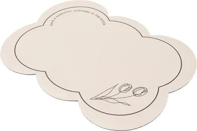 Obrázek produktu pro Kávová podložka absorpční rychleschnoucí žáruvzdorné podložky pod stroje se vzorem tulipánů chránič pracovní desky 30x40cm/11,8x15,7in