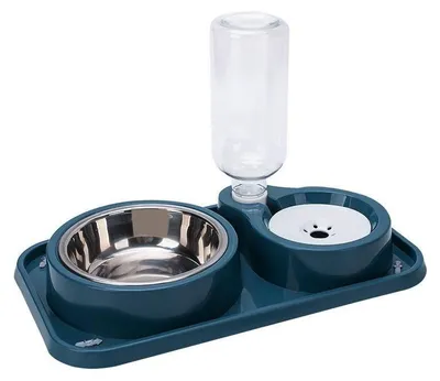 Produktbild von Surtep Animals Doppelschüssel mit Wassertank-Set 3-in-1