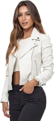 Produktbild von Tazzio Damen Lederjacke F507 Weiß L