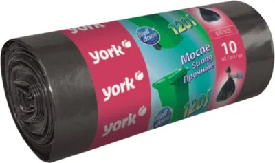 Obrázek produktu pro odolné vložky do odpadkových košů 10 kusů 120 litrů York