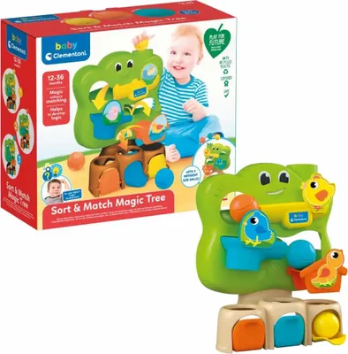 Produktbild von Clementoni Baby Logikspiel Lustiger Baum, mit 3 Versteckerkugeln