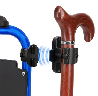 Productafbeelding van Universele houder voor wandelstokken en rollators, 2 stuks