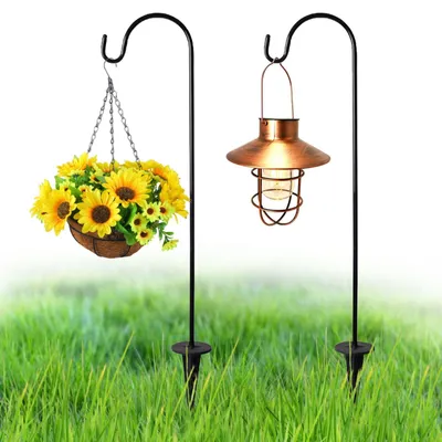 Image de Solidchoice - Lot de 2 piquets de clôture en métal pour le jardin