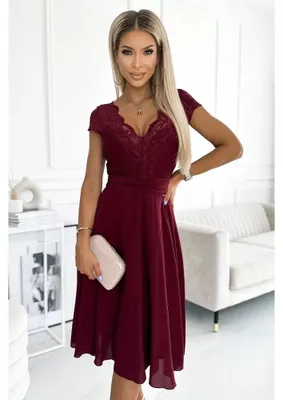 Produktbild von Kleid NUMOCO LINDA 381-5 ROT Größe: L