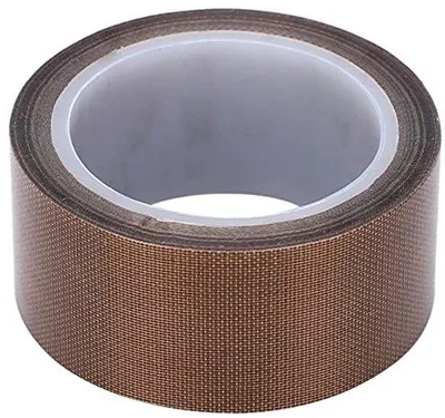 Immagine prodotto di Nastro isolante - Autoadesivo - PTFE - Guarnizione a vuoto - Resistente alle alte temperature - 10 metri - 0,13 mm x 19 mm