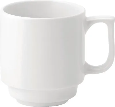 Immagine prodotto di Bicchieri impilabili Utopia Pure White da 280 ml (confezione da 36)