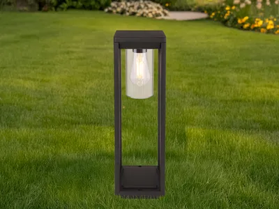Produktbild von Globo Lighting Außenleuchte Aluminium Druckguss schwarz matt, 1x E27 LED