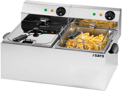 Immagine prodotto di Friggitrice Saro PROFRI 66 - 2x6L, 230V, regolabile in continuo