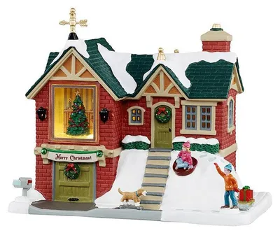 Productafbeelding van The Little Brick House 16x28x21 cm Kerstdorp LEMAX