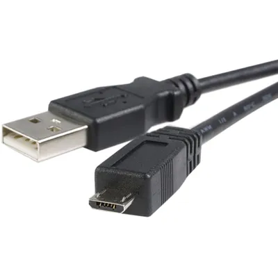 Produktbild von StarTech.com 1 m Micro USB-Kabel - USB A auf Micro B, 1 m, USB A, Micro-USB B, USB 2.0, Männlich/Männlich, Schwarz