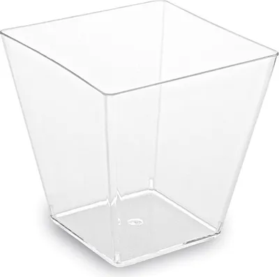 Obrázek produktu pro Kelímek krystal fingerfood hranatý 60 ml (50 ks)