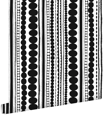 Obrázok produktu pre ESTAhome tapeta perly čierna a biela 53 cm x 10,05 m