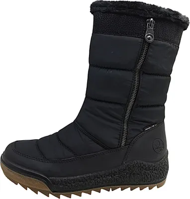 Produktbild von Rieker Damenschuhe Stiefel Reißverschluss Schwarz Freizeit, Schuhgröße:42 EU