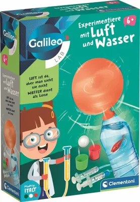 Produktbild von Clementoni Experimentiere mit Luft und Wasser 59379