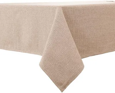 Immagine prodotto di Azomor® Tovaglia rettangolare con effetto lino e trattamento antimacchia, per interni ed esterni