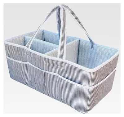Produktbild von Organizer - Aufbewahrungstasche mit abnehmbaren Trennwänden für das Kinderzimmer - große Tragetasche für unterwegs, Auto, Einkaufen, Camping