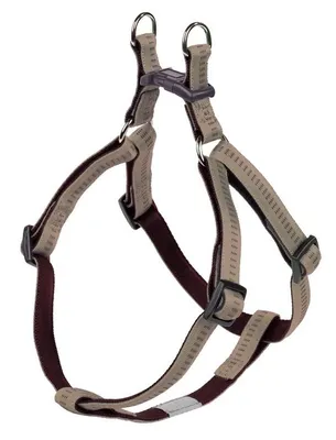 Image de Nobby Harnais "Soft Grip" Poitrine : 40-56 cm, L : 15 mm beige / chocolat