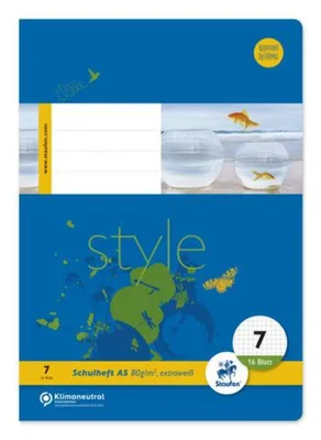 Immagine prodotto di Staufen® style 040516007 Heft LIN7 - A5, 16 Blatt, 80 g/qm, kariert