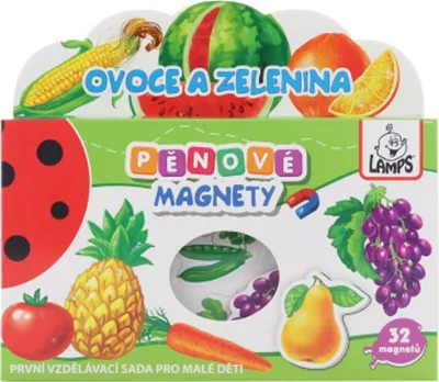 Produktbild von Schaumstoffmagnete Obst und Gemüse
