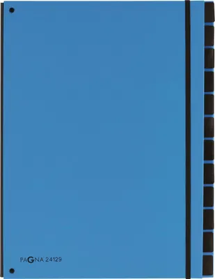 Produktbild von PAGNA Pultordner 24129-13 34x26,5x2cm 12Fächer hellblau