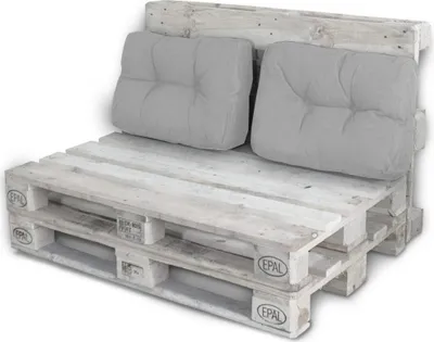 Produktbild von Lacestone Palettenkissen Set5 2xSeitenteile Hellgrau MS-16953