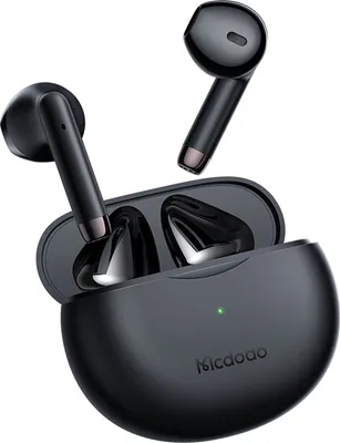 Produktbild von Mcdodo HP-8031 Bluetooth-Ohrhörer Drahtlose Kopfhörer mit Ladekoffer Mini TWS Gaming Sport Schwarz
