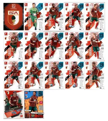 Produktbild von Topps Match Attax - 2021/22 - Mannschaftspaket - FC Augsburg