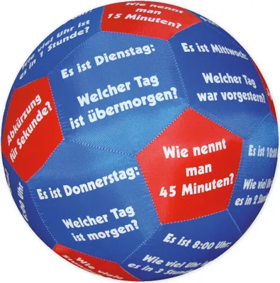 Produktbild von TimeTEX Lernspiel-Ball Pello - Zeit und Wochentage