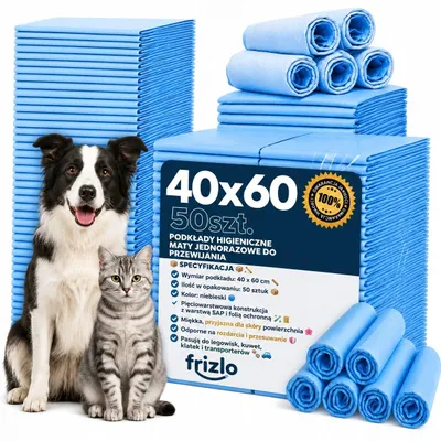 Produktbild von Hundewindeln - Hundematten 40x60 cm 50 Stück - Hygienematten - Einwegmatten