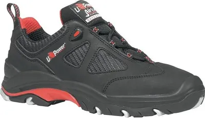 Produktbild von Sicherheitsschuh EN ISO 20345 S3 SRC Torpedo Gr. 47 Leder schwarz/rot