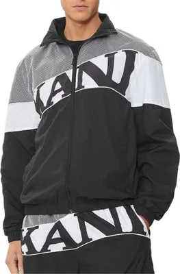 Produktbild von Karl Kani Herren Sweatjacke Wavy Retro Block Trackjacket black/white 6086268 S