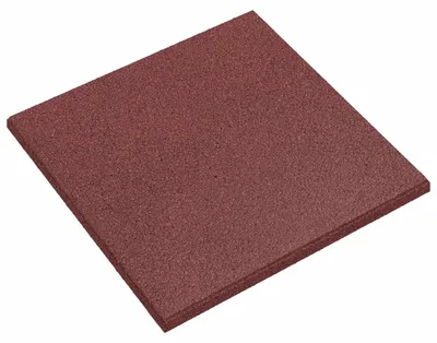 Produktbild von vidaXL Sturzschutzfliesen 6 pcs Rot 50 x 50 cm Gummi