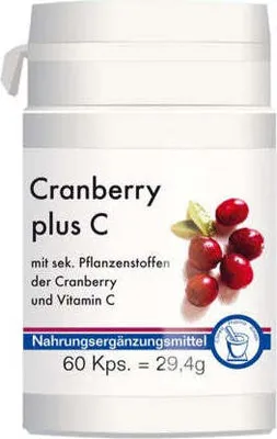 Produktbild von Canea Pharma Cranberry + C Kapseln, 60 St. Kapseln