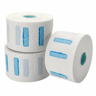 Produktbild von Eurostil Friseur Halskrause dehnbar Halsschutz 5 x 100 Streifen