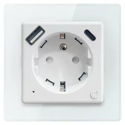 Produktbild von Smart-Innensteckdose Nexa mit Stift, Immax NEO, Typ E, 1xUSB, 1xUSB C , PD 20W, WiFi