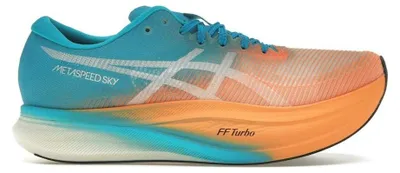 Productafbeelding van ASICS METASPEED SKY+ in de kleuren oranje/blauw, maat 39,5