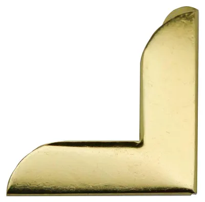 50 Schutzecken Buchecken Mappenecken Kantenecken 46x25mm, gold