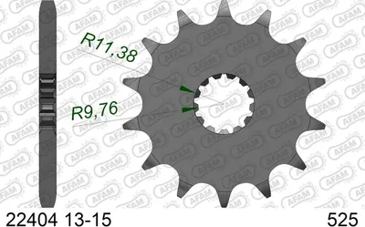 Produktbild von AFAM Kettenritzel 22404-14 Vorne Stahl