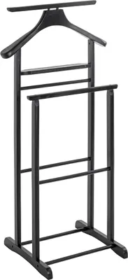 Produktbild von HAKU Herrendiener schwarz - Massivholz, B/H/T: 47x102x36 cm