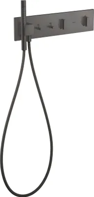 Produktbild von Thermostatmodul AXOR ShowerComposition UP 470 / 110 2 Verbr bru black chrome brushed black chrome