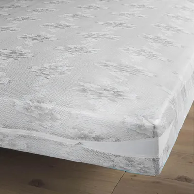 Matratze 140x190 cm grau Stretch-Mesh