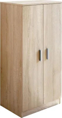 Immagine prodotto di Dmora Armadio Multiuso 2 Ante Akimera 36x108h cm Marrone Rovere, 2 Ante 7 Vani