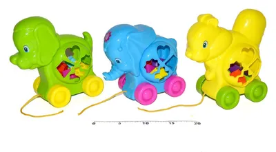 Zdjęcie produktu dla Puzzle edukacyjne – zwierzątko 18 cm na kółkach, 2 rodzaje