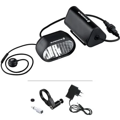 Produktbild von Akku-Scheinwerfer B54 PRO Supernova, Garmin-Anbindung, schwarz, 275 lx