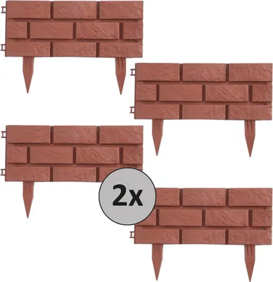 Produktbild von Beeteinfassung Steinmauer Terracotta Nessa