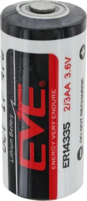 Produktbild von Lithium 3,6V Batterie ER 14335, 2/3 AA ER14335 Standard