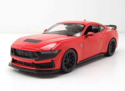 Immagine prodotto di Maisto 32925R Ford Mustang Dark Horse 2024 rosso metallizzato 1:24