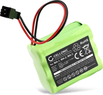 Produktbild von subtel 1x Akku für Radio Kompatibel mit Tivoli iPAL MA-1, iPAL MA-2, iPAL MA-3, MA-1 - (2000mAh, 7.2V)