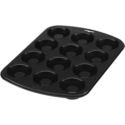 Produktbild von Kaiser 23.0064.6381, Muffin-Backform, Rechteckig, 220 °C, Stahl, 380 mm, 270 mm